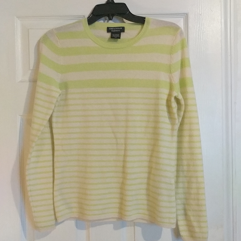 Lord and Taylor cashmere sweater